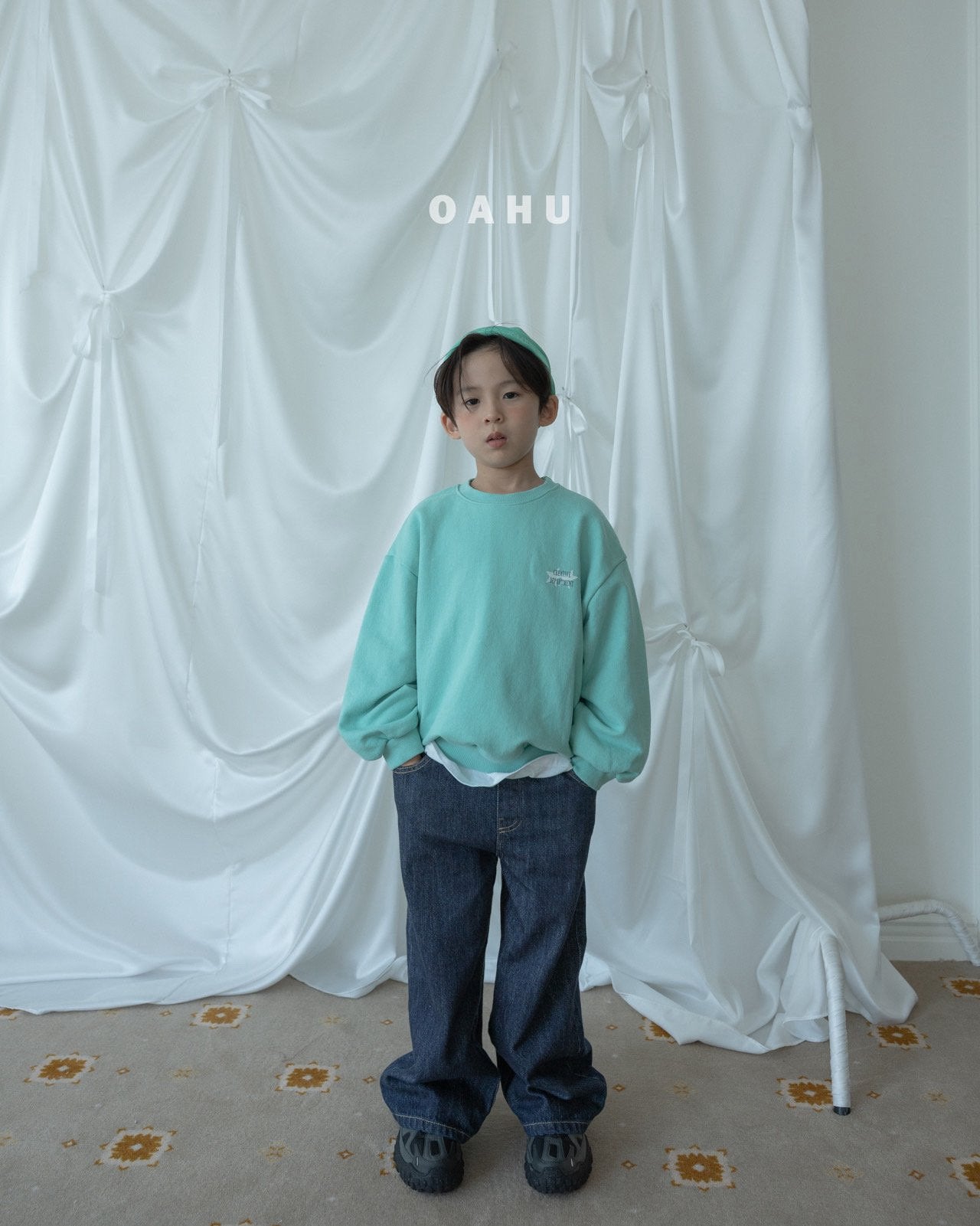 ［oahu］501 wide denim pants