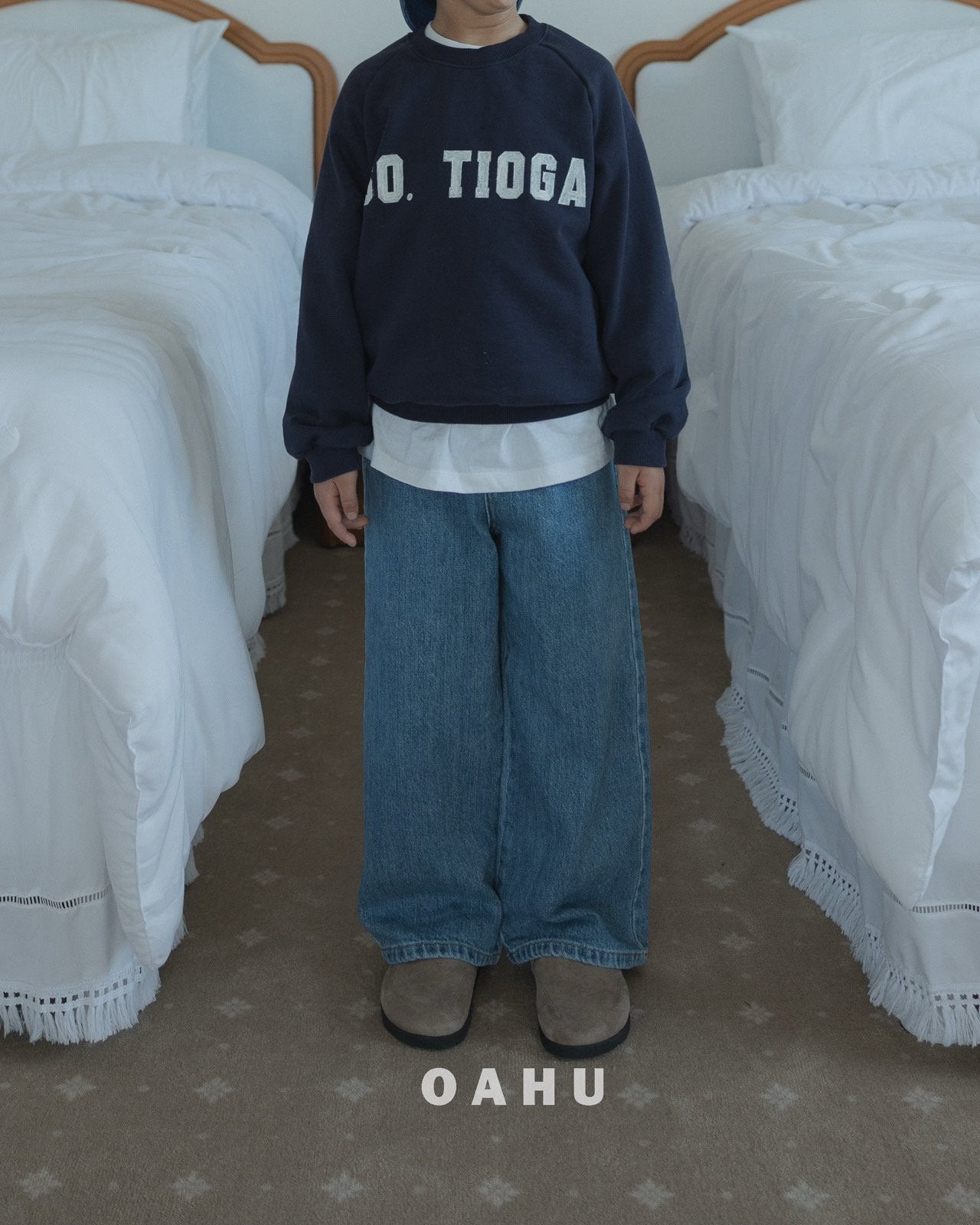 ［oahu］501 wide denim pants