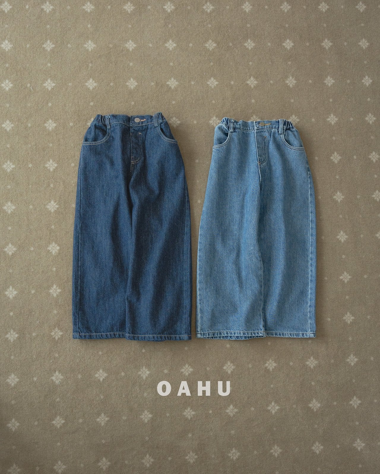 ［oahu］501 wide denim pants