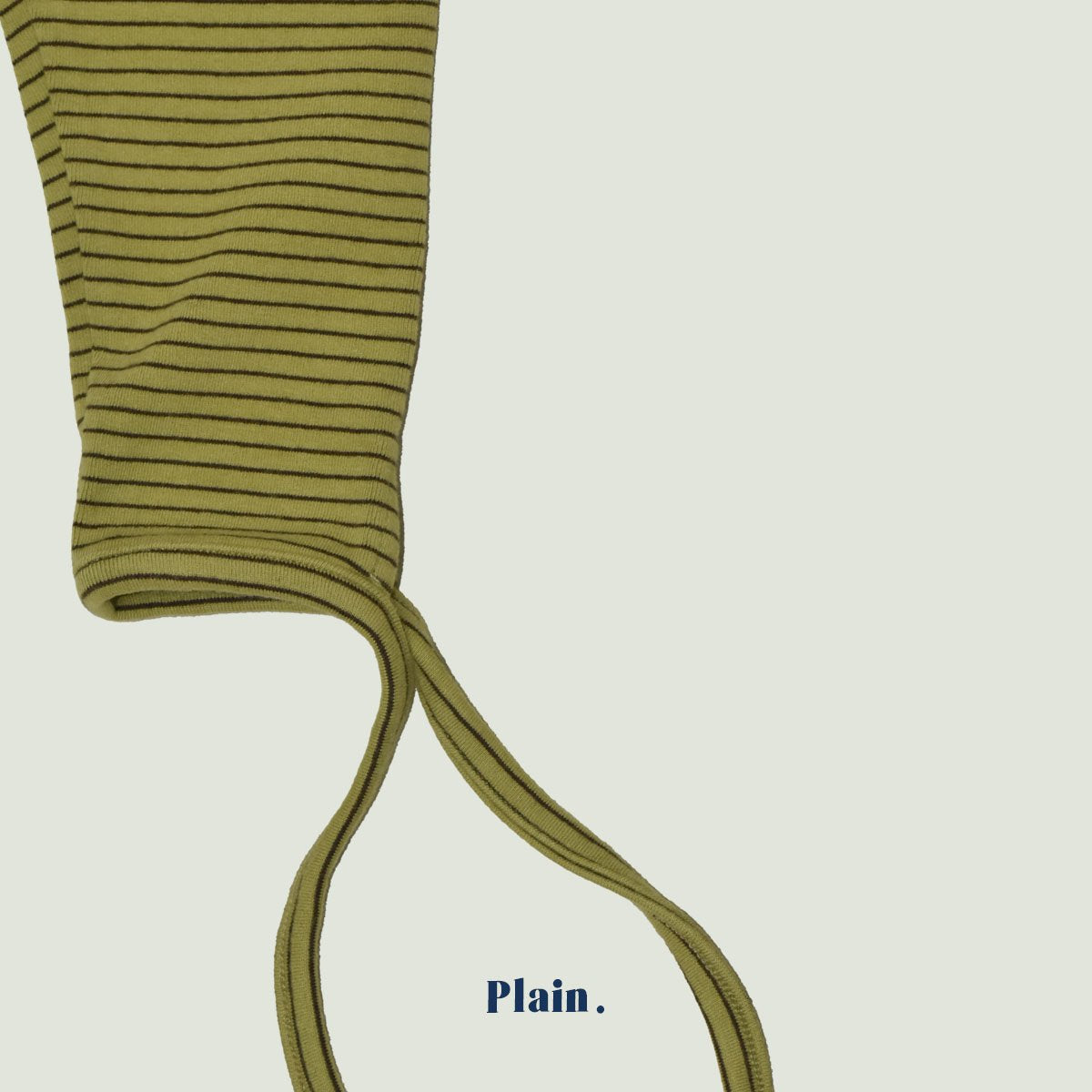 ［plain］Stripe ribbuny leggings