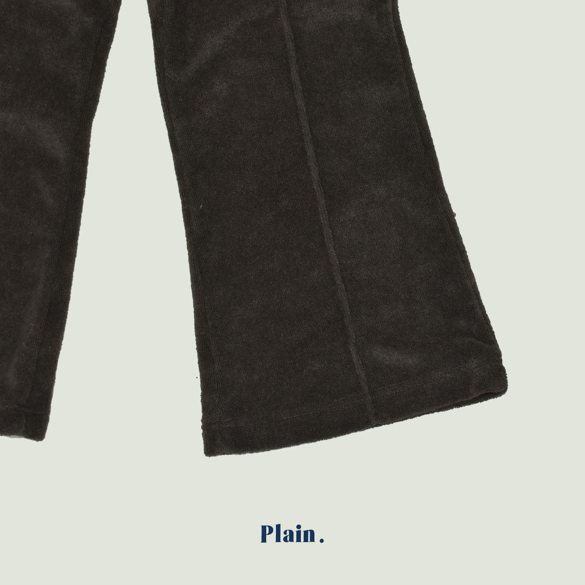 ［plain］Span flare pants