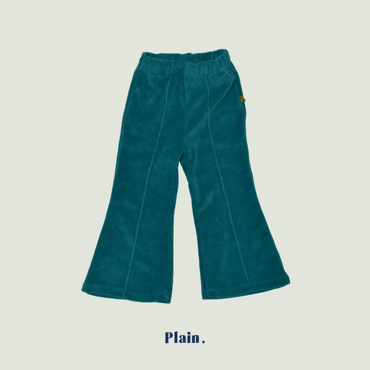 ［plain］Span flare pants