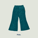 ［plain］Span flare pants