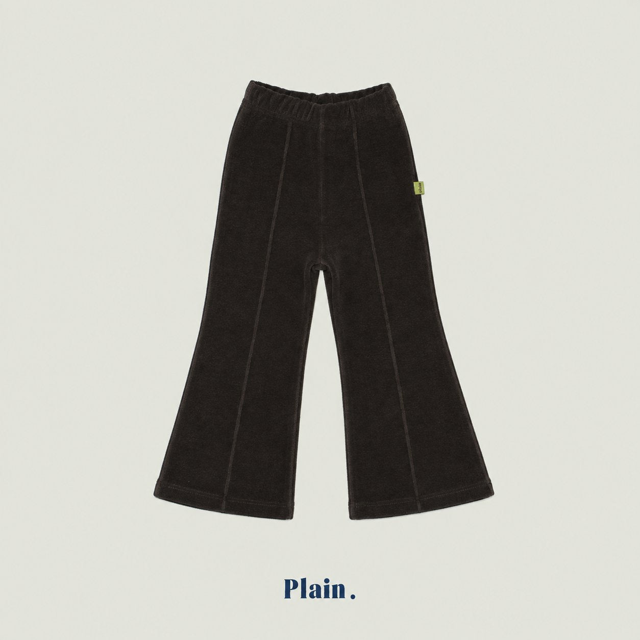 ［plain］Span flare pants