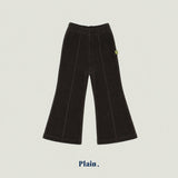 ［plain］Span flare pants