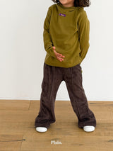［plain］Span flare pants
