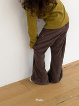 ［plain］Span flare pants