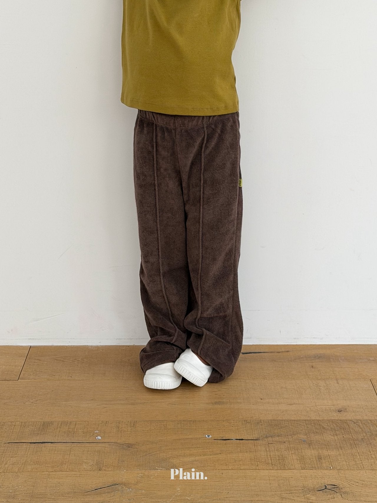 ［plain］Span flare pants
