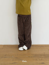 ［plain］Span flare pants