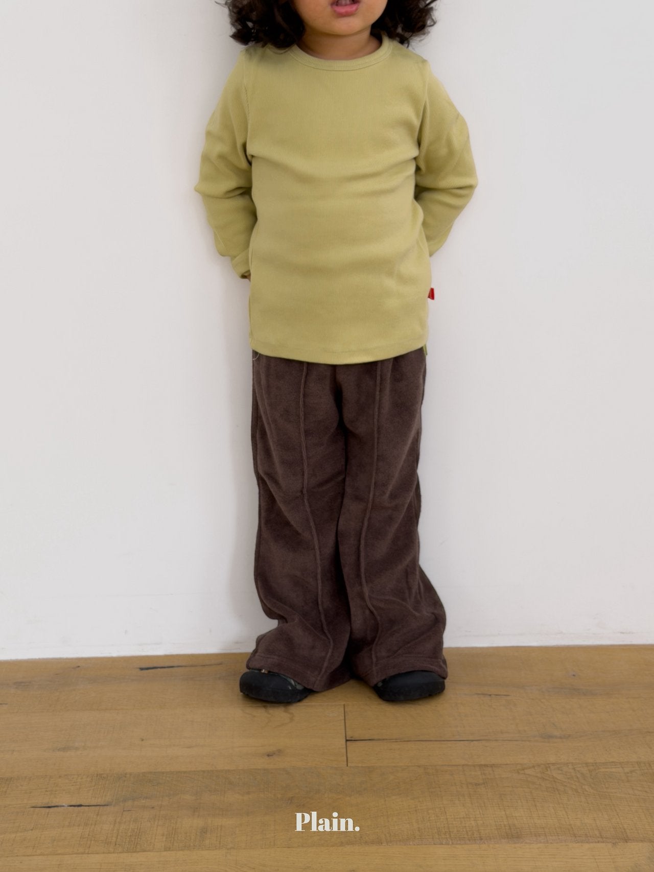 ［plain］Span flare pants