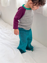 ［plain］Span flare pants