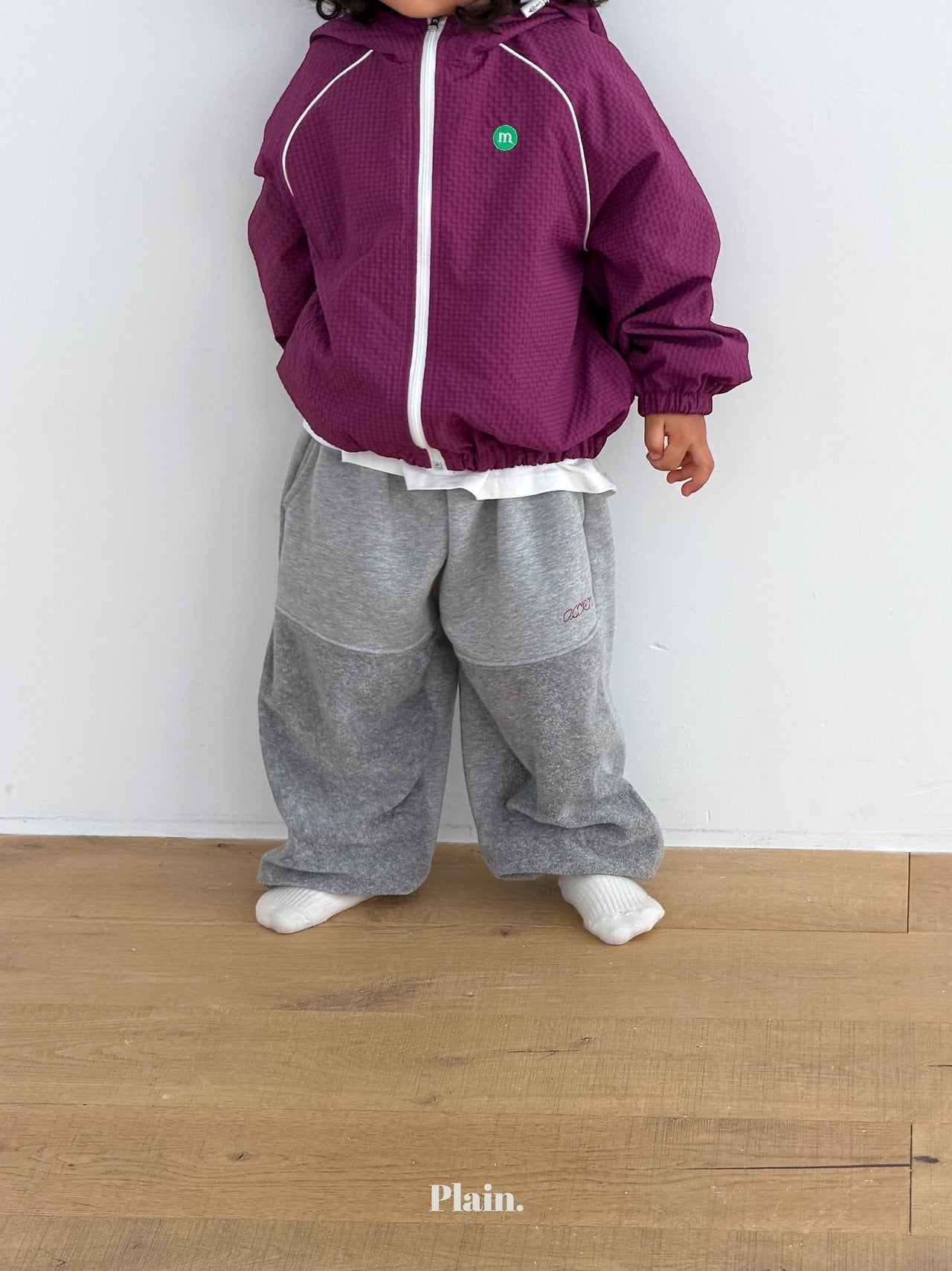 ［plain］ Acorn jogger pants