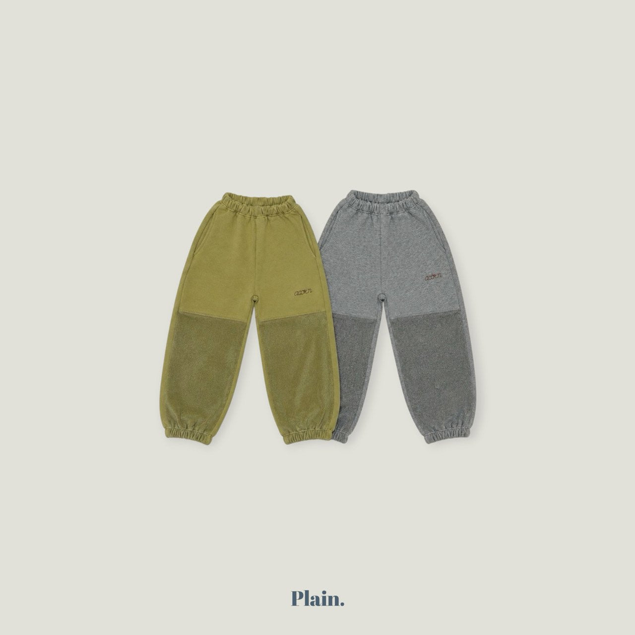 ［plain］ Acorn jogger pants