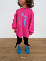 ［plain］ Monday to Sunday tee
