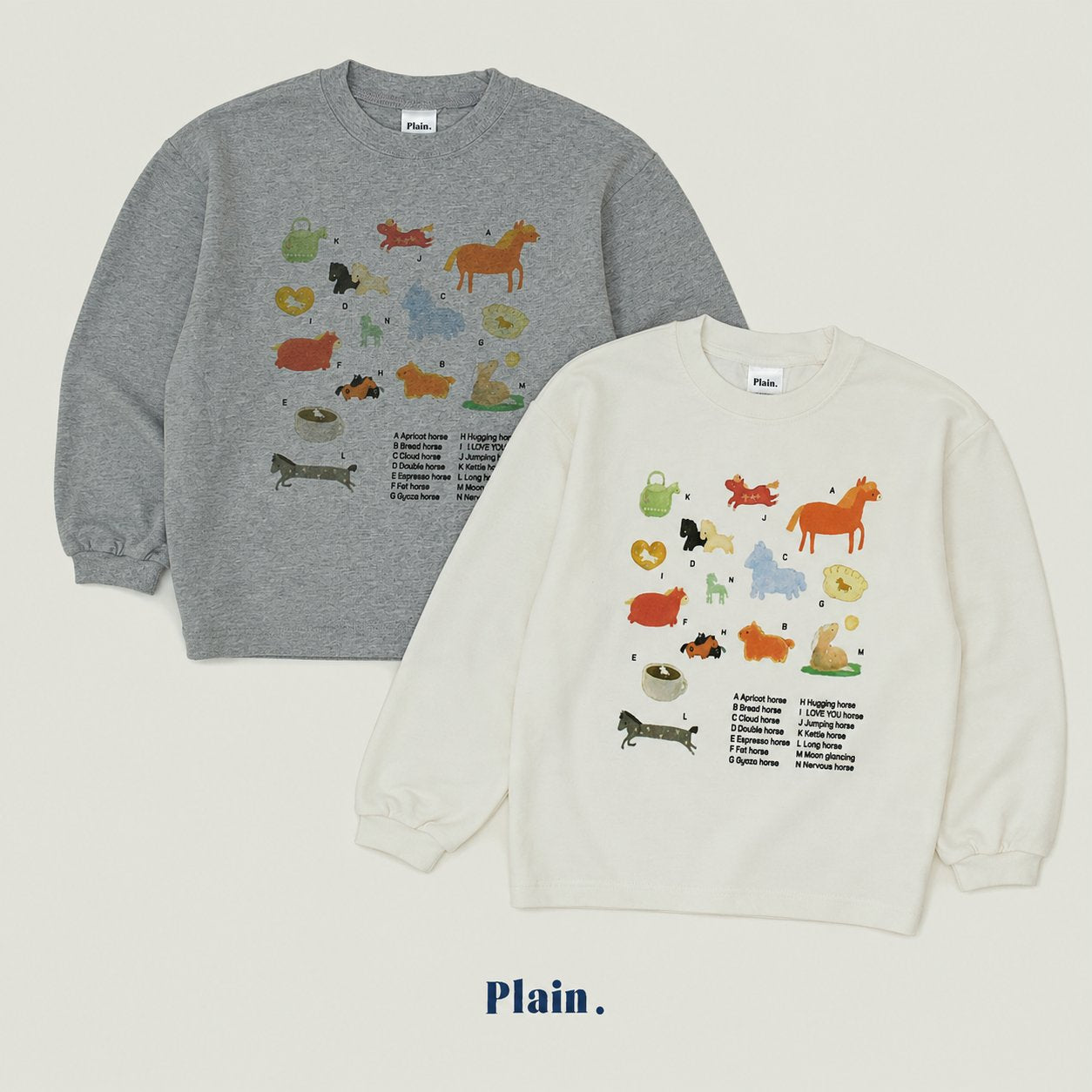 ［plain］Pony tee