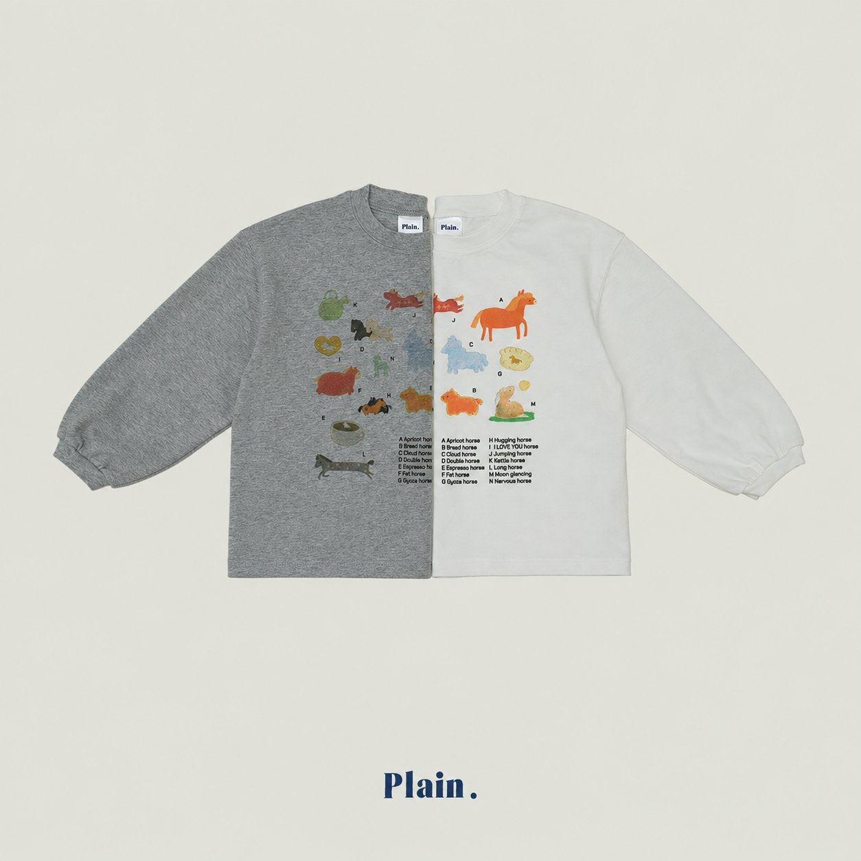 ［plain］Pony tee