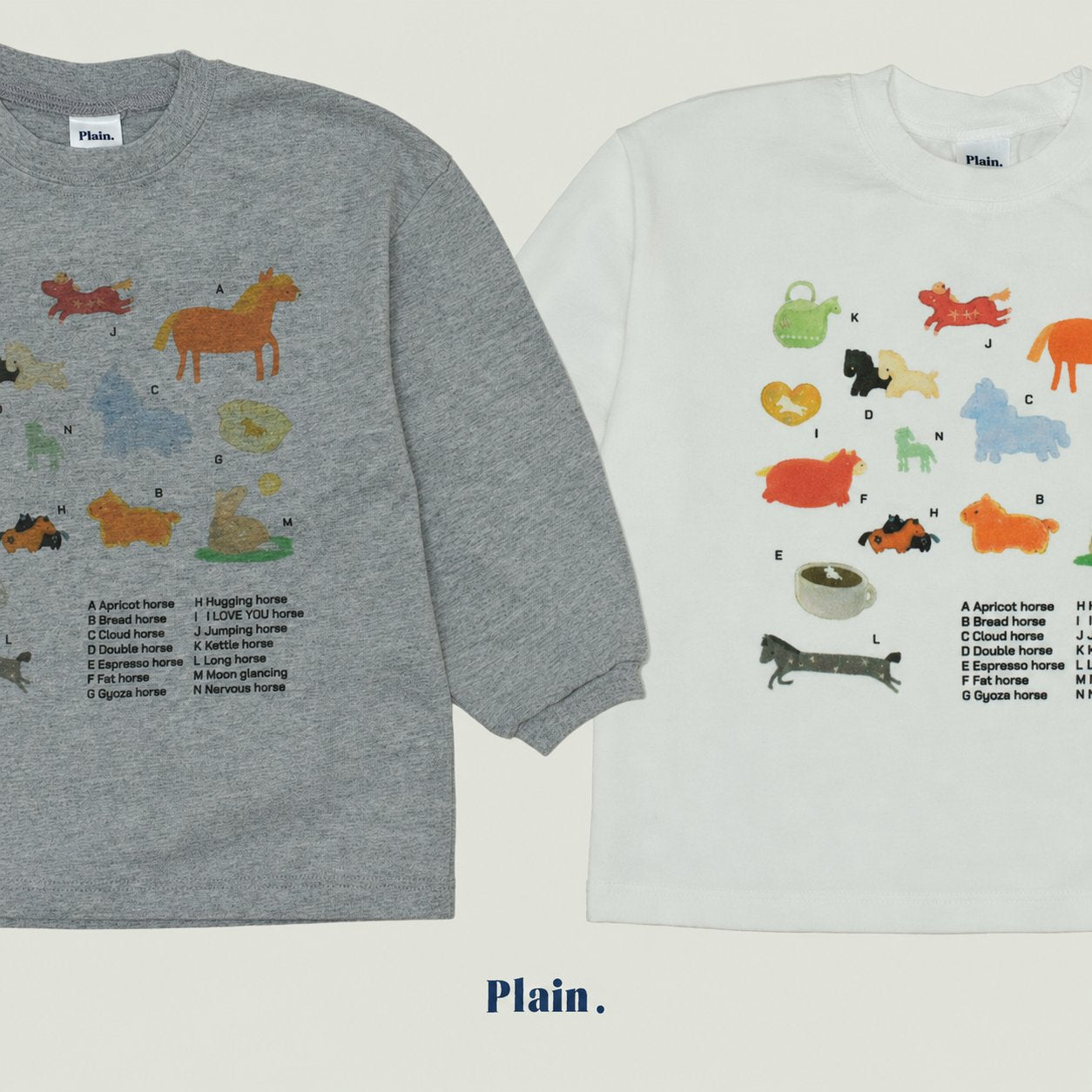 ［plain］Pony tee