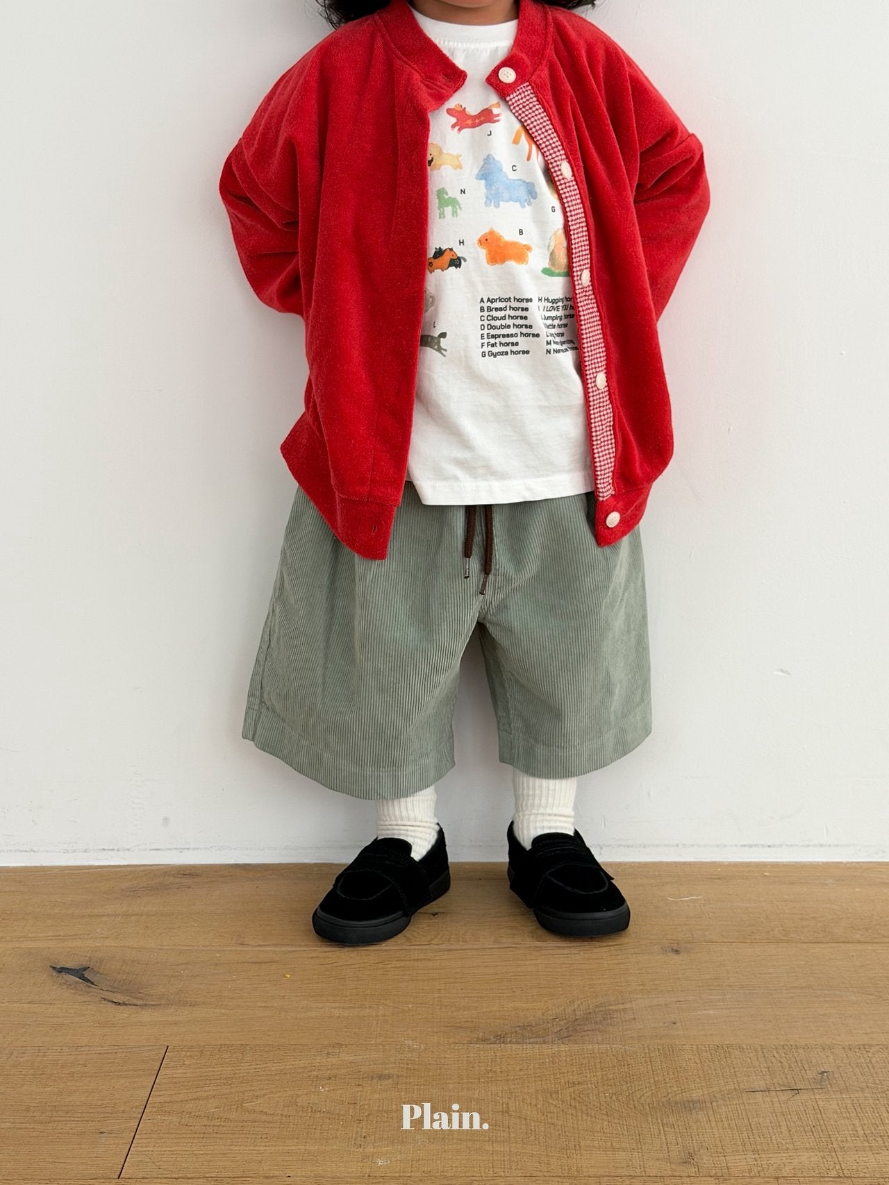 ［plain］Pony tee