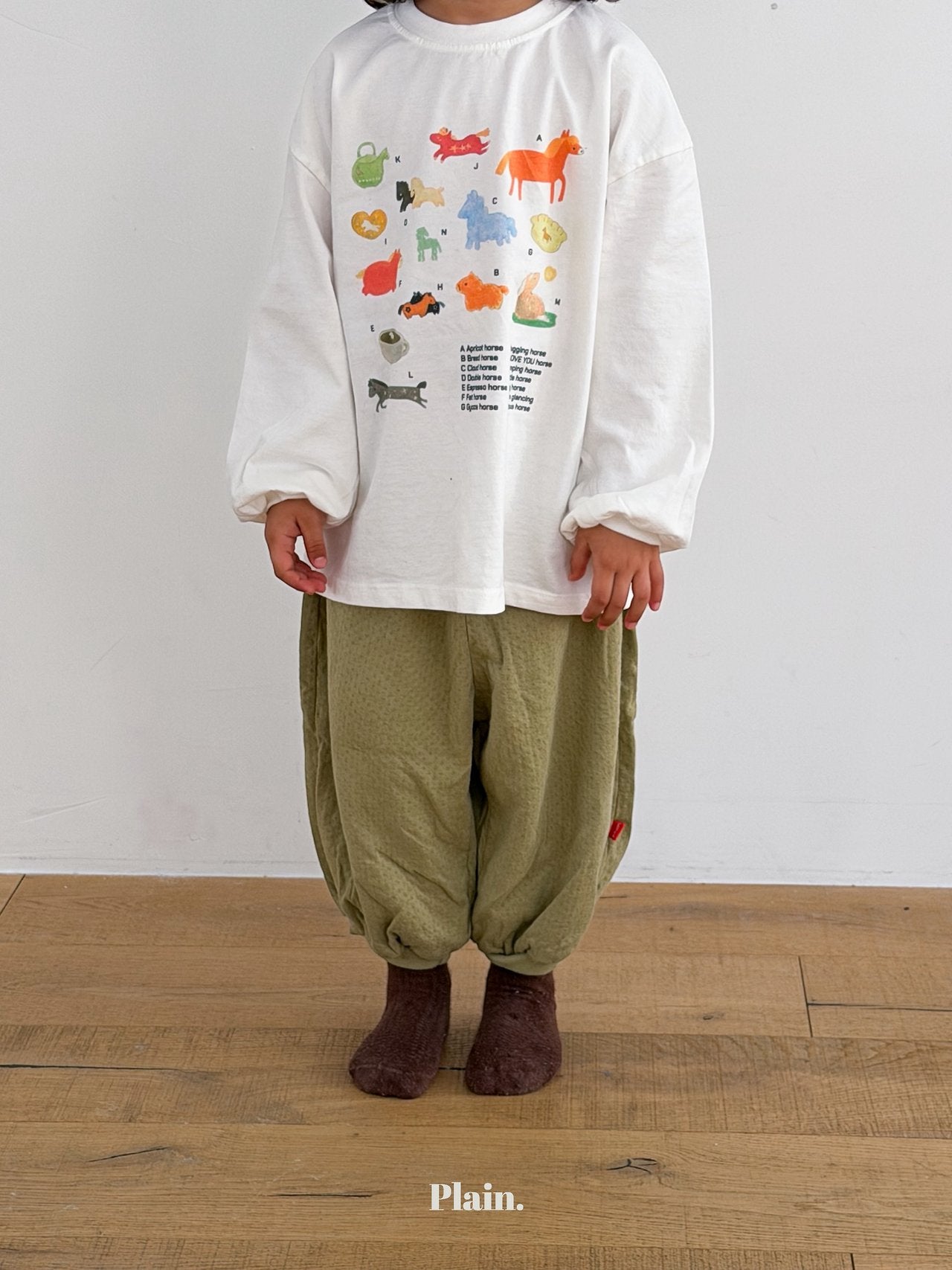 ［plain］Pony tee