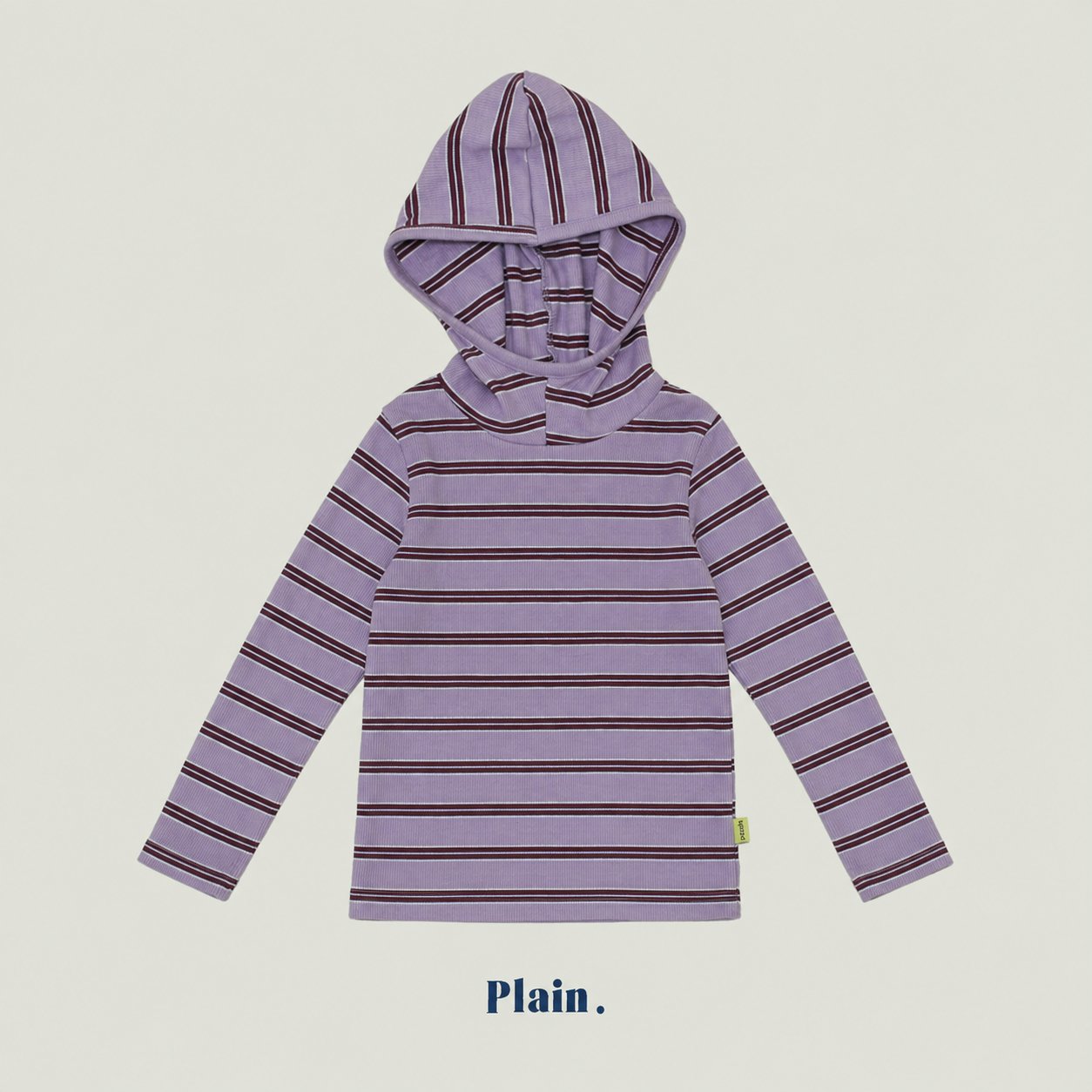 ［plain］Stripe hoodie