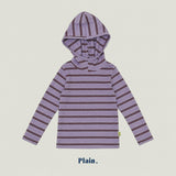 ［plain］Stripe hoodie
