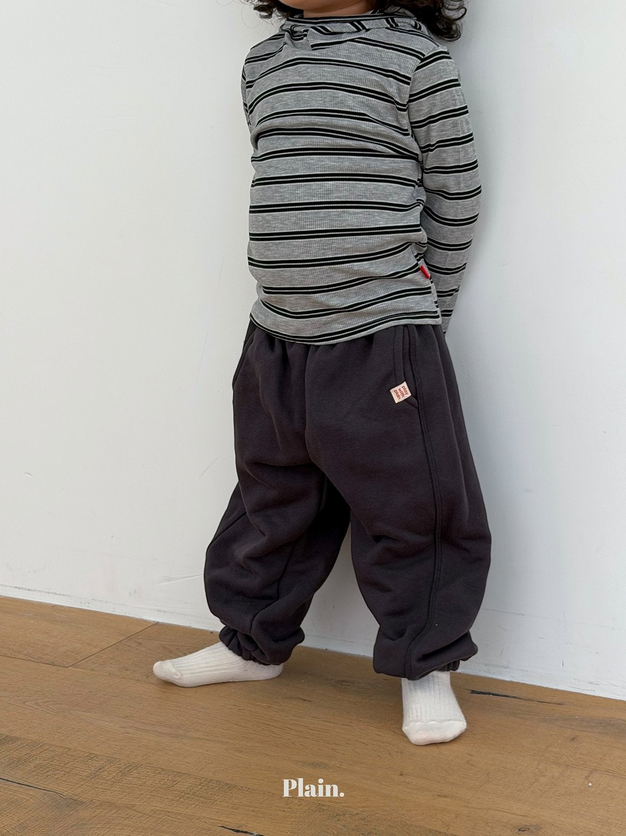 ［plain］Stripe hoodie