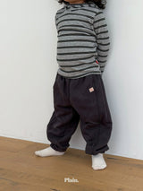 ［plain］Stripe hoodie