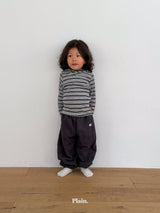［plain］Stripe hoodie
