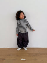 ［plain］Stripe hoodie