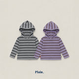 ［plain］Stripe hoodie