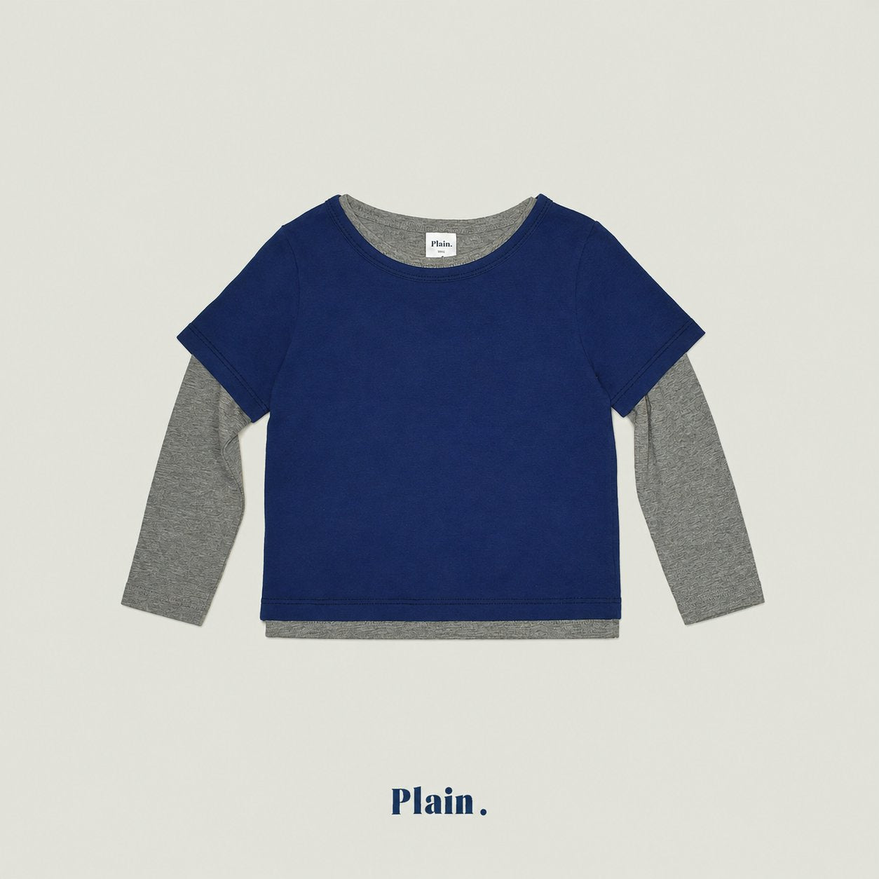 ［plain］Layered tee set