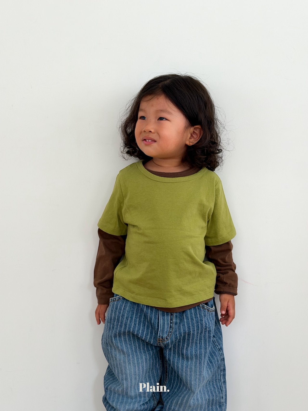 ［plain］Layered tee set