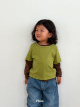 ［plain］Layered tee set