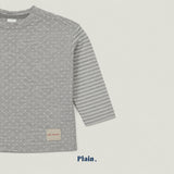 ［plain］Heart stripe tee