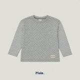 ［plain］Heart stripe tee