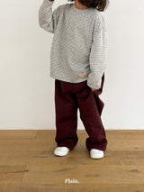 ［plain］Heart stripe tee