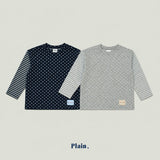 ［plain］Heart stripe tee