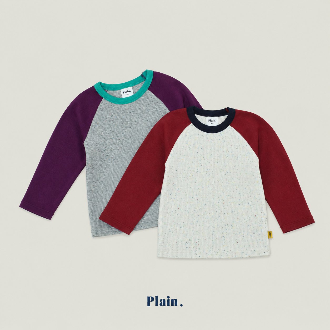 ［plain］Bubble pop raglan tee