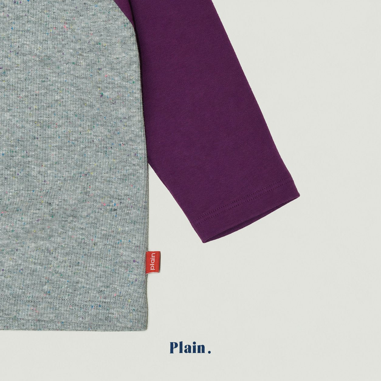 ［plain］Bubble pop raglan tee