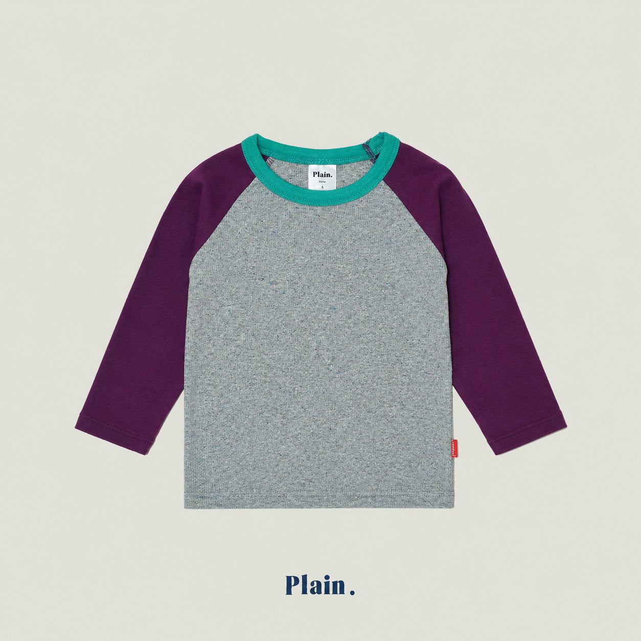 ［plain］Bubble pop raglan tee