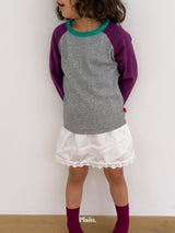 ［plain］Bubble pop raglan tee