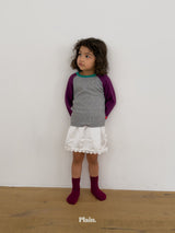 ［plain］Bubble pop raglan tee
