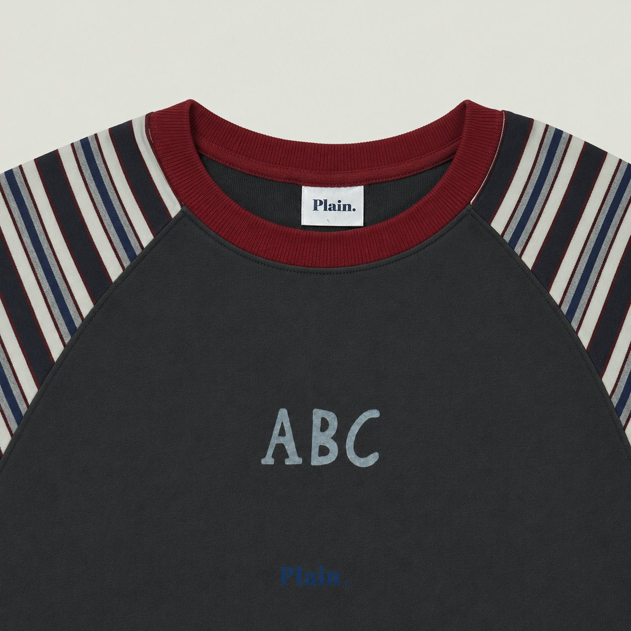 ［plain］ABC raglan tee