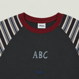 ［plain］ABC raglan tee