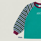 ［plain］ABC raglan tee