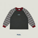 ［plain］ABC raglan tee