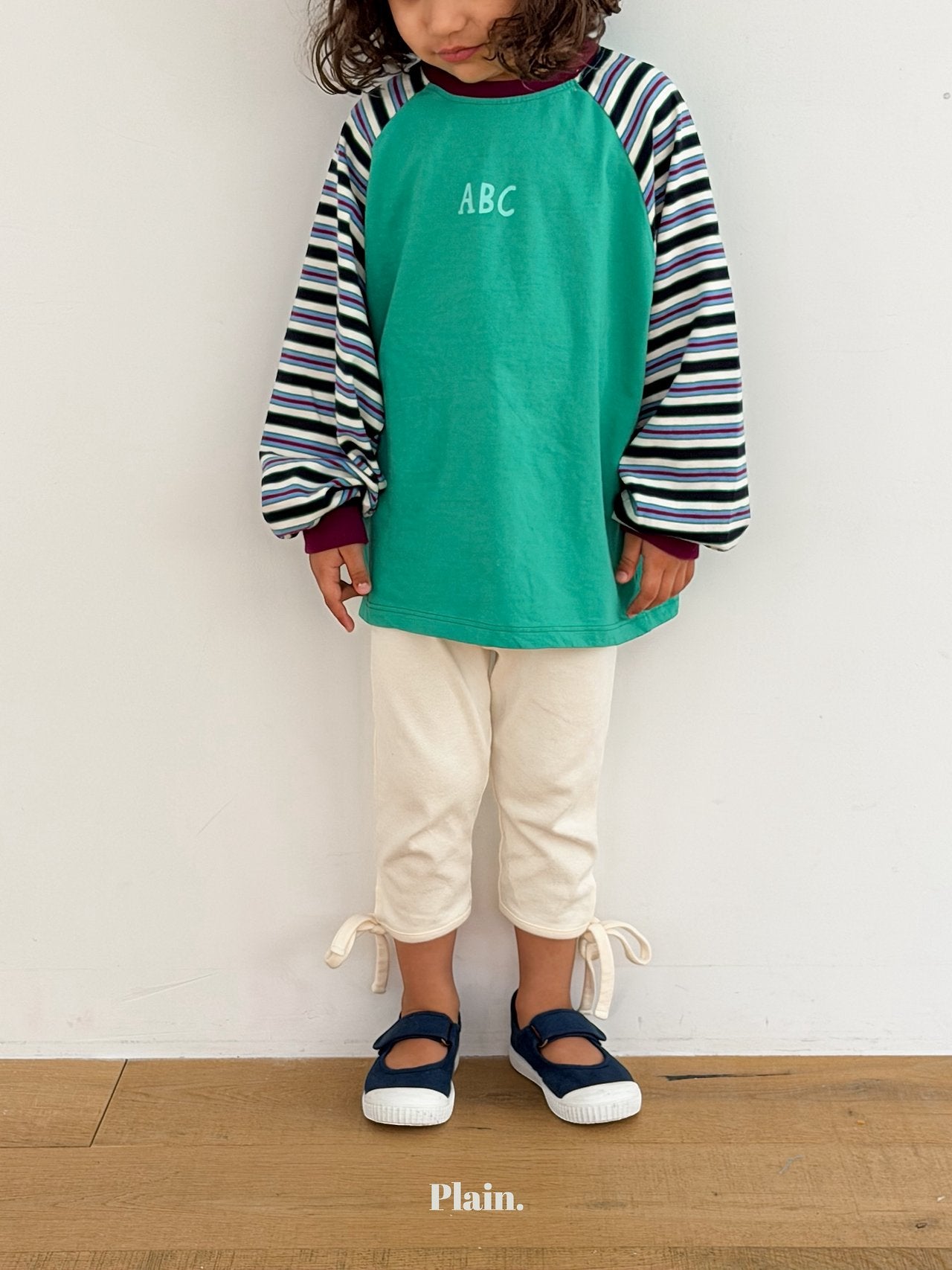 ［plain］ABC raglan tee