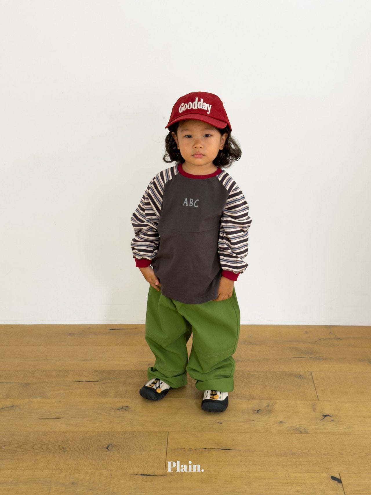 ［plain］ABC raglan tee