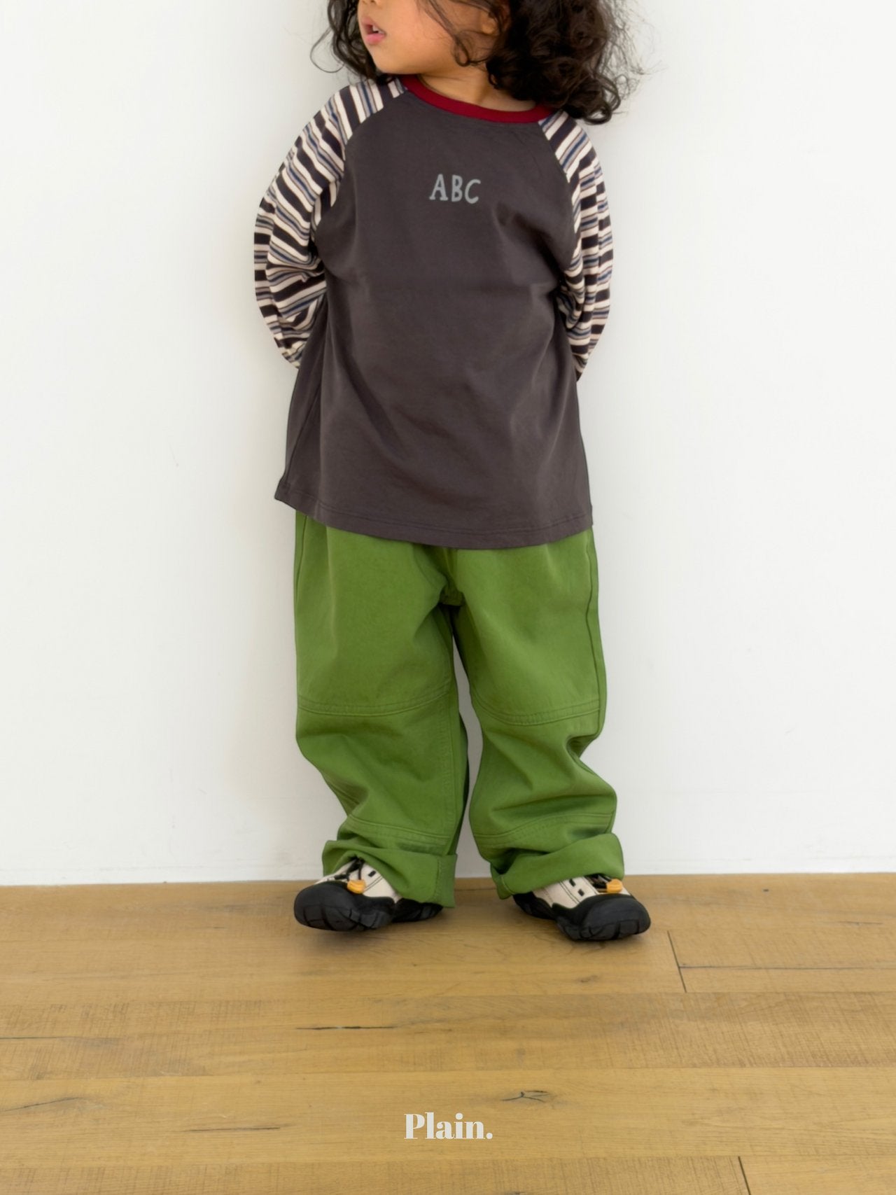［plain］ABC raglan tee