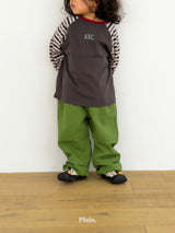 ［plain］ABC raglan tee